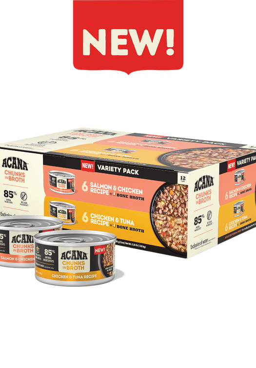 ACANA Chunks in Broth Wet Food, Variety Pack